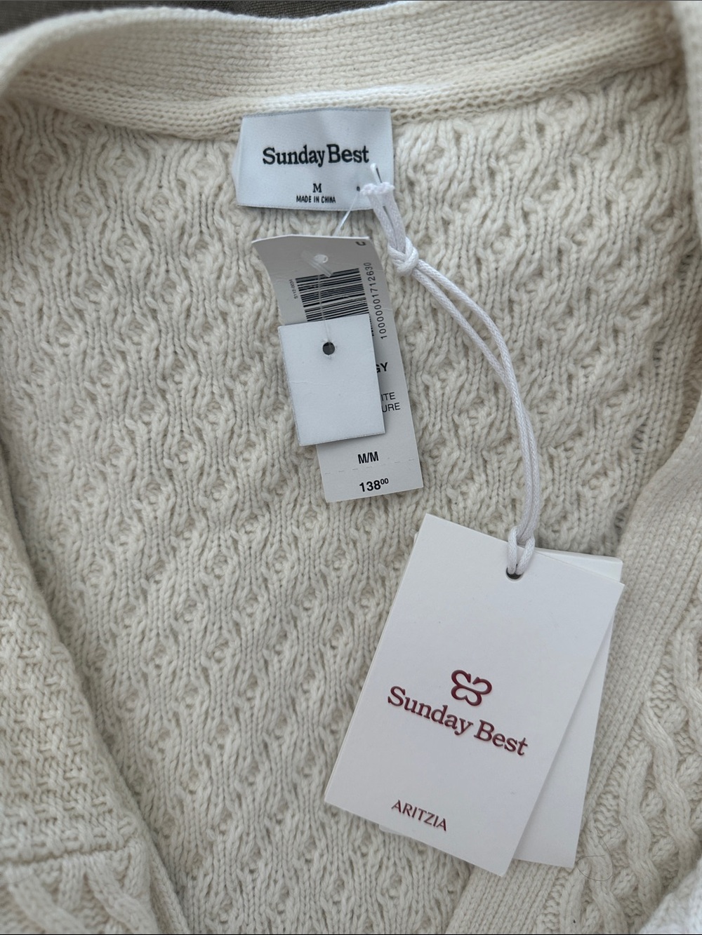 Aritzia Sunday Best New Peggy Cardigan NWT - Picture 3 of 3